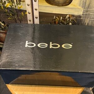 Bebe Bella Bronze Closed Toe Ankle Strap Pumps